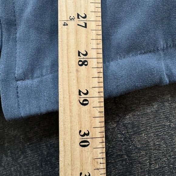 London Fog Blue Zip Up Jacket Essential Women’s Size M Petite Hooded Adjustable - Picture 12 of 12